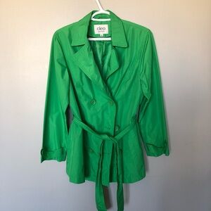 Cleo Trench Coat Green Size 10